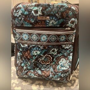 Vera Bradley java blue carry on suitcase